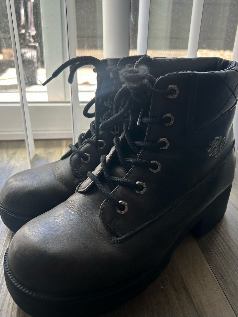 Vintage Harley-Davidson Women's 8.5 biker boots